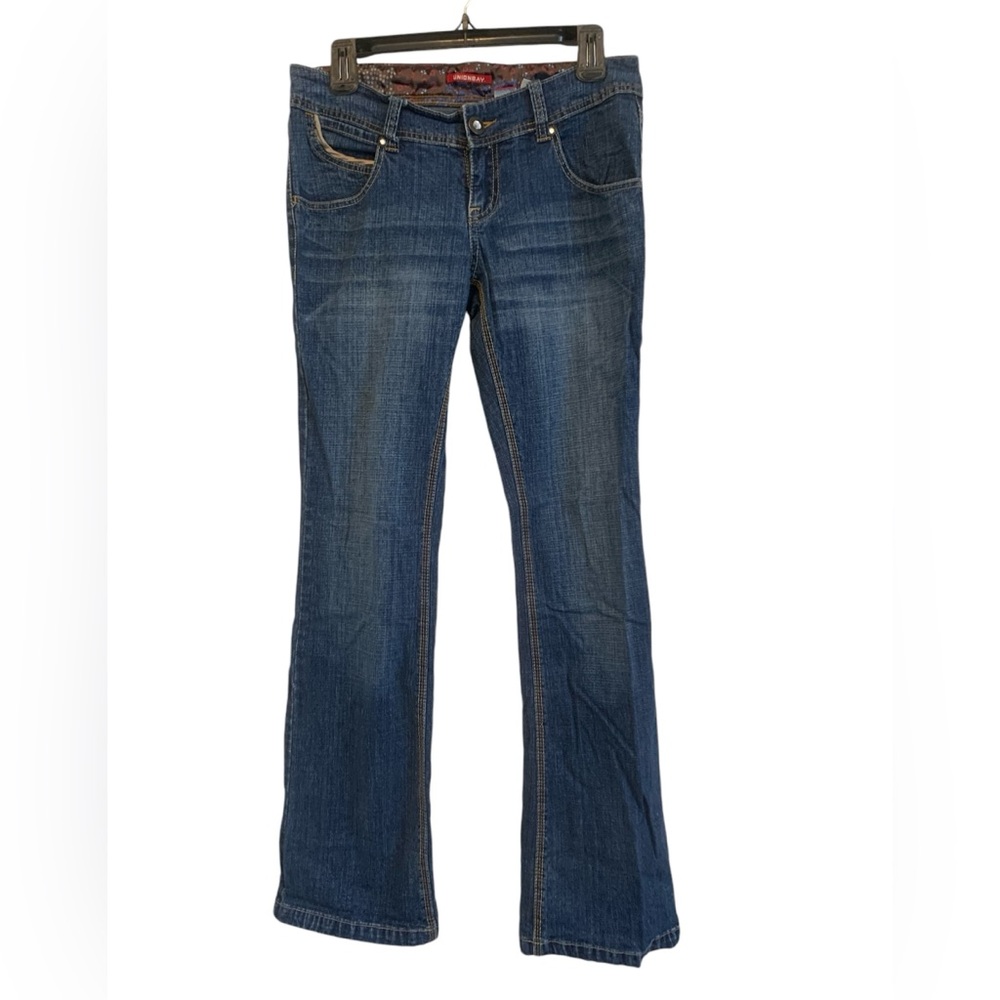 Unionbay flare bootcut denim jeans unique pockets Y2K